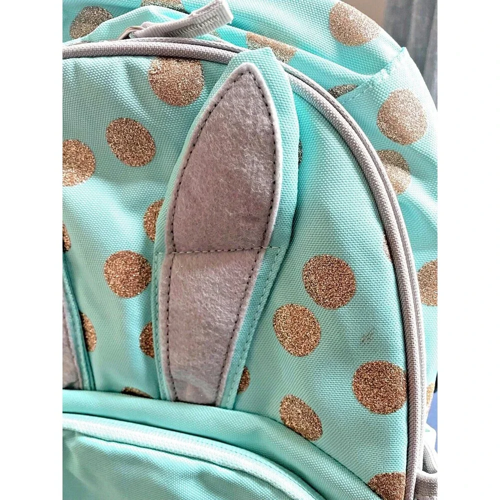 Pottery barn school kids School glitter BACKPACK rainbow travel Bag Girl kid🌈 .
